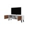 Manhattan Comfort Doyers 53.15 TV Stand, White and Nut Brown 174AMC188 - alternate 8